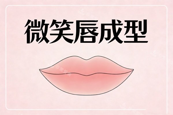 微笑唇手术卡通图展示