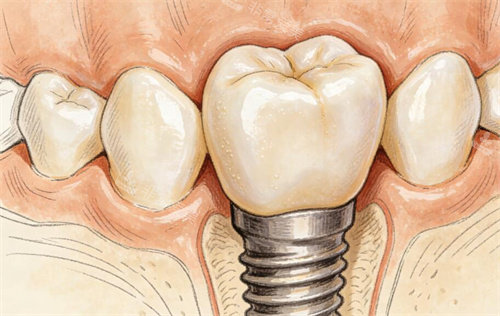 种植牙改善图照片展示