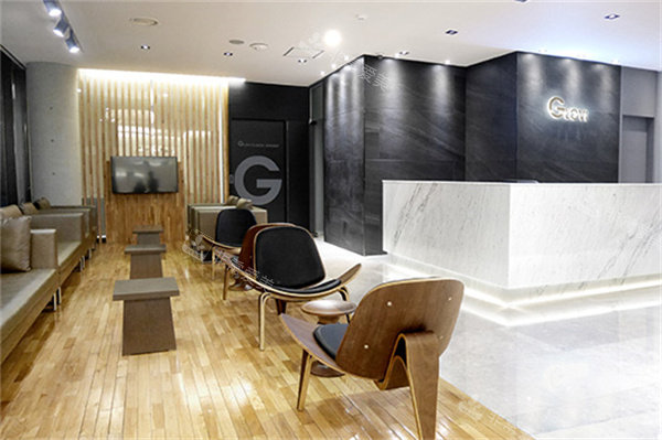 韓國(guó)歌柔飛整形外科醫(yī)院休息區(qū)