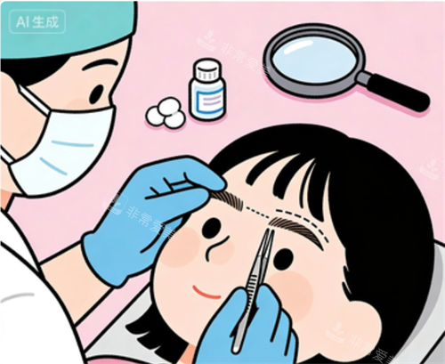 提眉手術(shù)圖