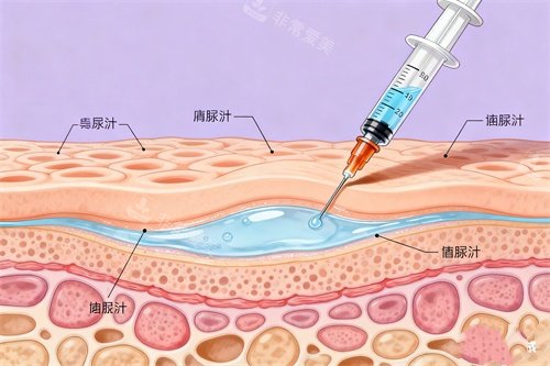 皮肤注射针剂卡通图