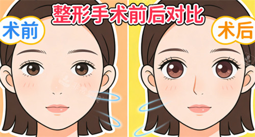 双眼皮前后