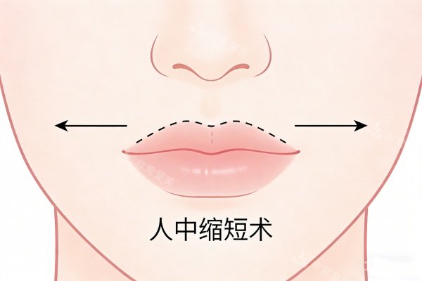 人中缩短术卡通图.jpg