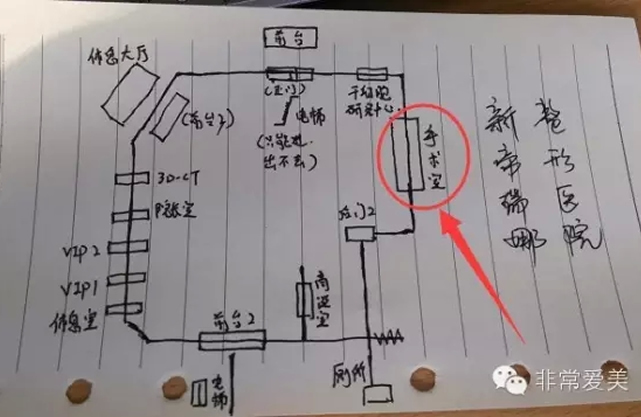 医院平面示意图