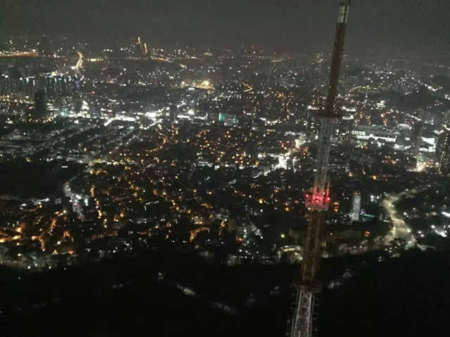 首尔南山塔下的风景
