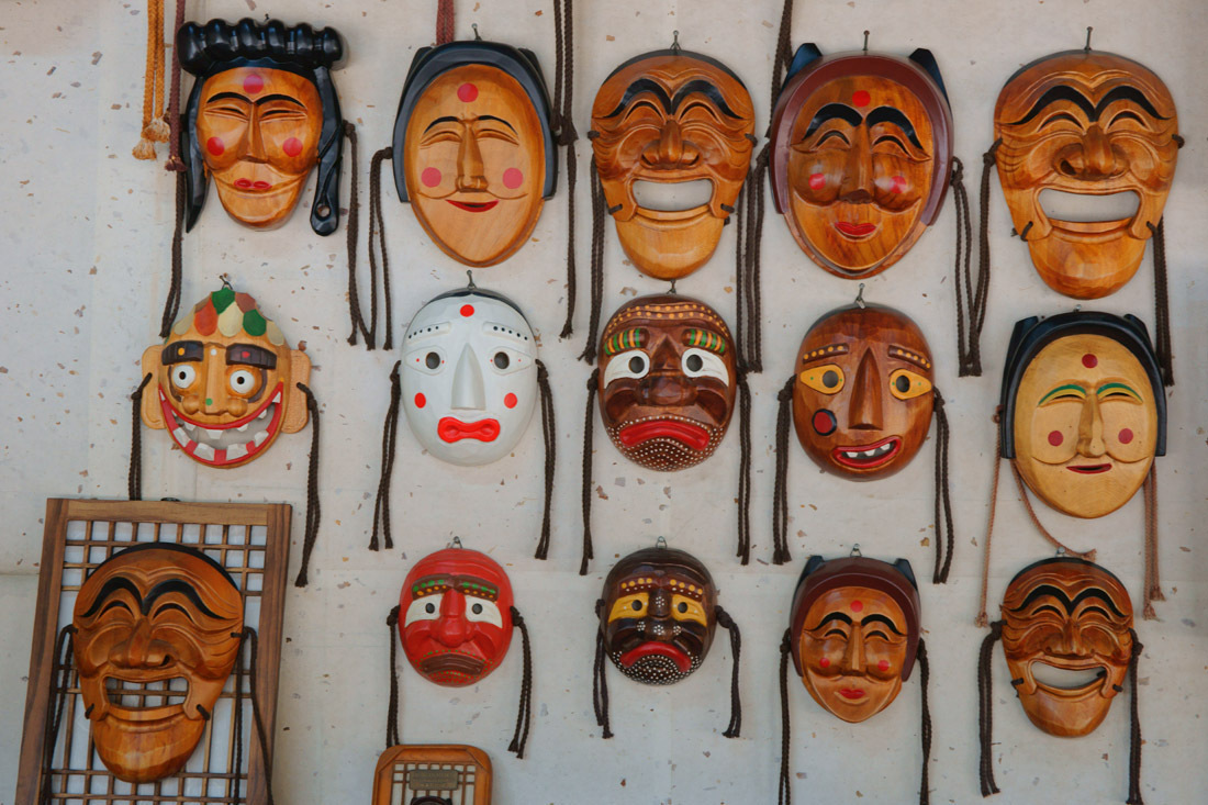 韩国假面具文化图片