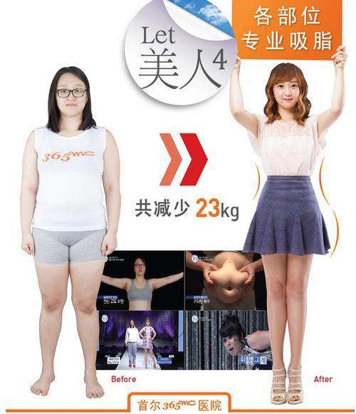 微胖和瘦女生对比照图片