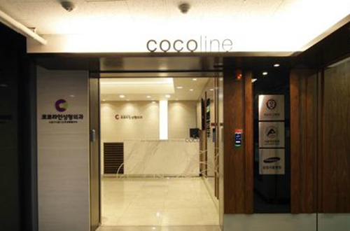 韩国Cocoline整形外科医院入口