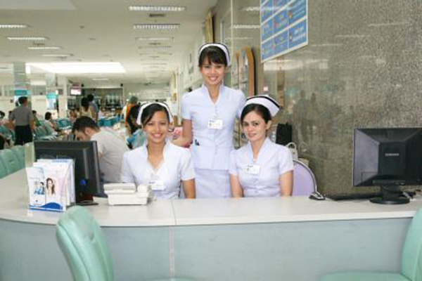 泰国然禧整形医院前台