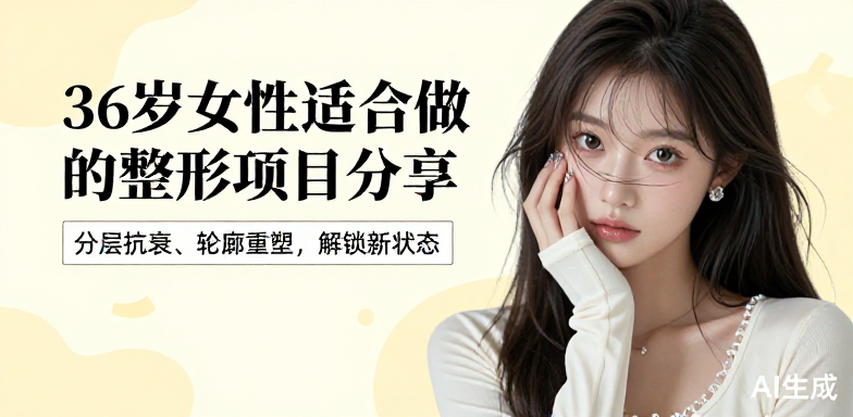 36岁女性适合做的整形项目：分层抗衰、轮廓重塑，解锁自然年轻新姿态！