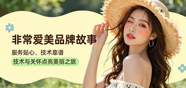 非常爱美品牌故事-服务贴心+技术靠谱/以技术与关怀点亮美丽之旅