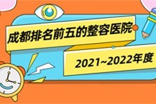 【更新】2021~2022年度成都排名前五的整容医院,速看过会就删!