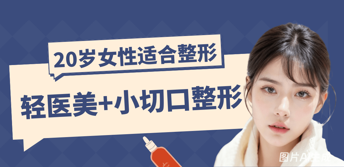 20歲女性適合做的整形項目:輕醫(yī)美+小切口整形,自然不突兀