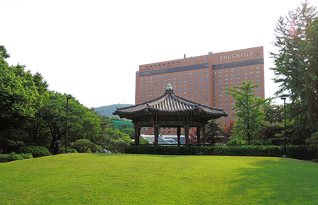 韩国新罗酒店内部环境