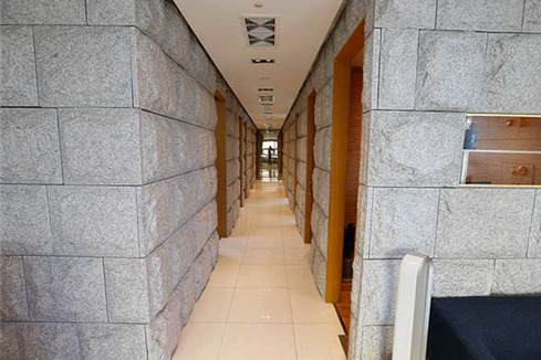 韩国毛莱茵植发整形医院走廊