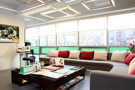 韩国WY牙科医院等待区 韩国WY牙科医院等待区