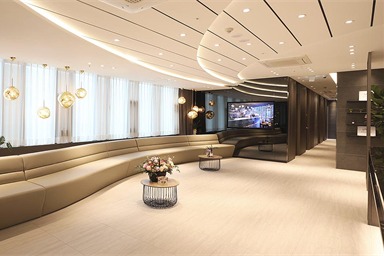 韩国朗特妇产科医院等待区