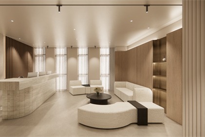 韩国Half皮肤科新沙店前厅环境