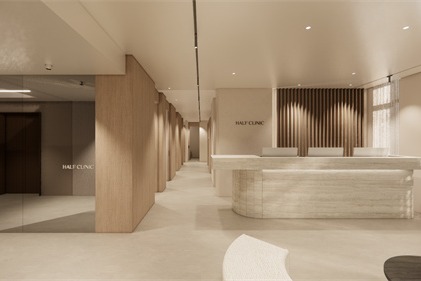 韩国Half皮肤科新沙店大厅