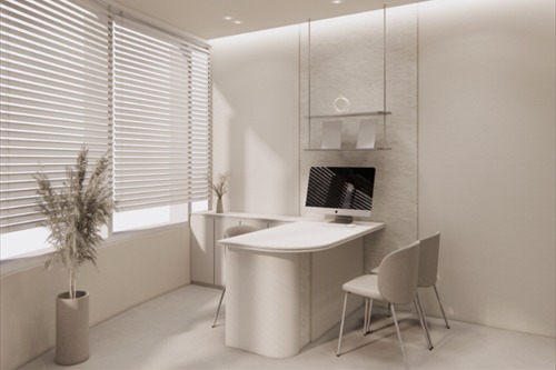 韩国Half皮肤科大邱店沟通室图