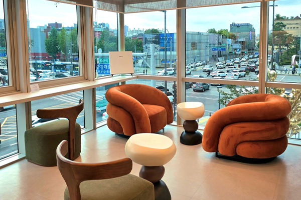 韩国aube clinic欧芙诊所休息区