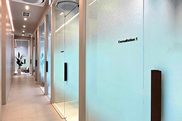 韩国aube clinic欧芙诊所走廊