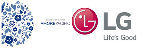 爱茉莉太平洋和LG生活健康化妆品公司LOGO