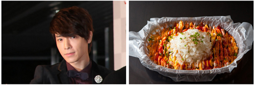 “Super Junior”李东海和“Grill5taco 清潭店”餐点