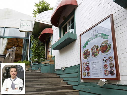 韩版《拜托了冰箱》米卡尔主厨的餐厅一 ZELEN (젤렌)门口