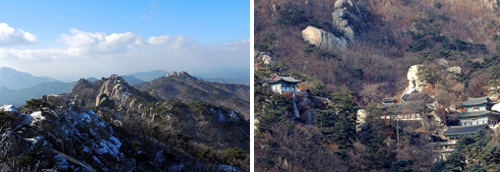 韩国首尔北汉山国立公园(북한산 국립공원)山景
