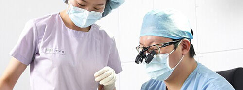 韩国医院显微镜方式植发