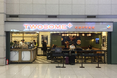 韩国仁川机场TWOSOME+咖啡