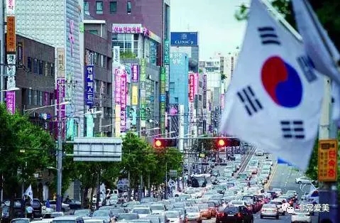 韩国整容一条街示意图