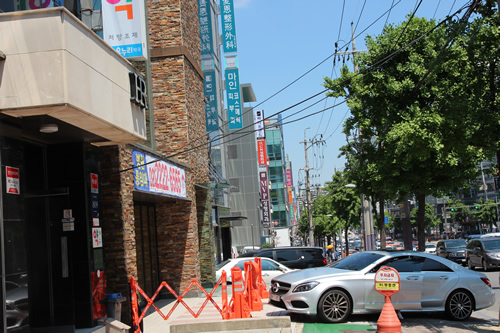 实拍韩国整形一条街