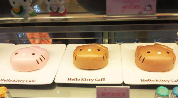 Hello kitty 主题咖啡厅蛋糕