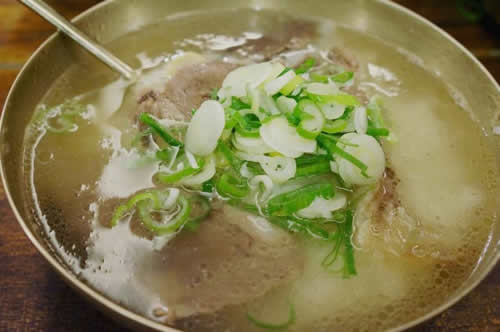 韩国牛骨汤实拍