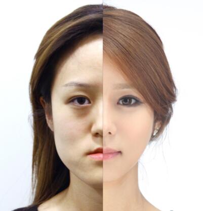 id与faceline做面部轮廓效果对比