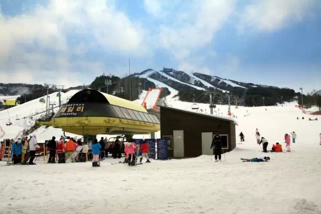 首尔现代星宇滑雪场实拍