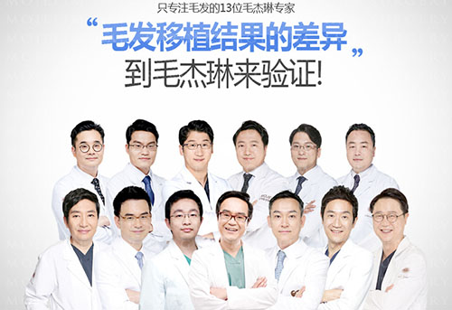 韩国毛杰琳医院医生团队