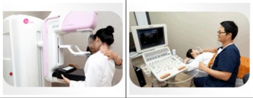 韩国MD 医院乳房超声波与数字乳房精密造影技术