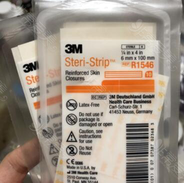 3M Steri-Strip外科免缝合胶带照片