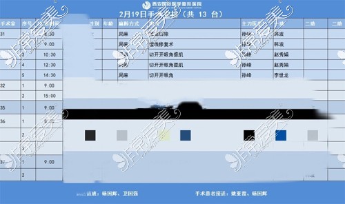 孙峰医生手术安排图