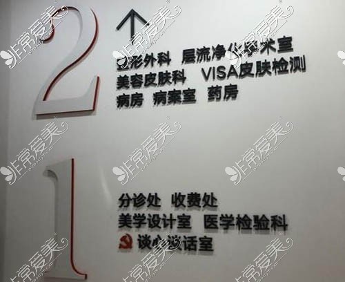 天津维美医疗美容医院指示牌