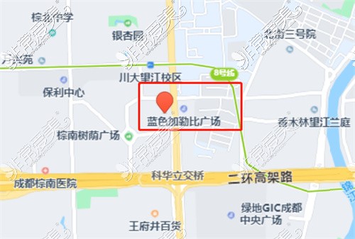 成都茁悦口腔（力宝门诊）地图