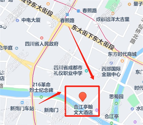 成都思邁口腔地圖