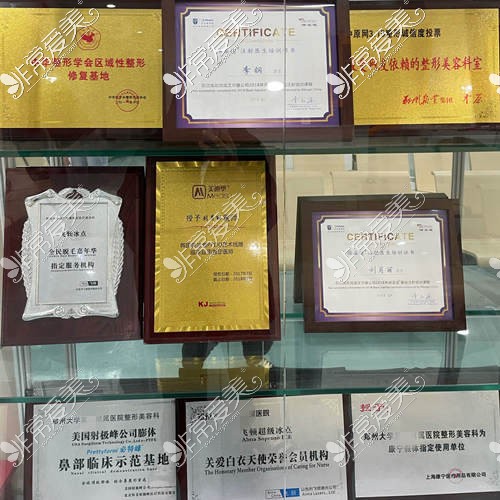 郑大二附院整形科荣誉展示