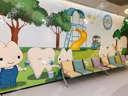 郑州南区口腔医院儿童齿科背景墙
