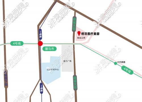 成都栖羽医疗美容地图