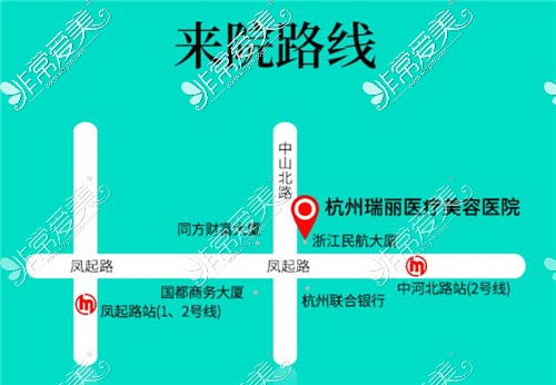 杭州瑞丽医疗美容来源路线图