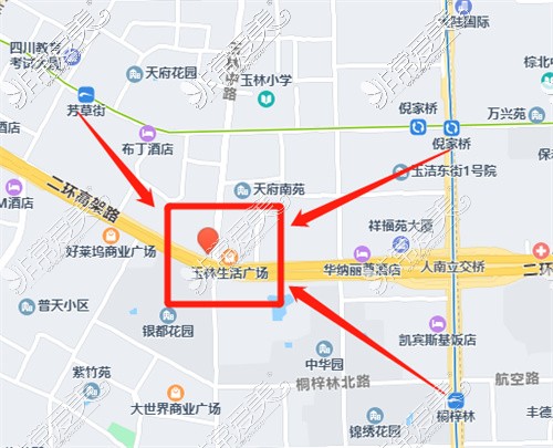 四川娇点整形医院地址地图